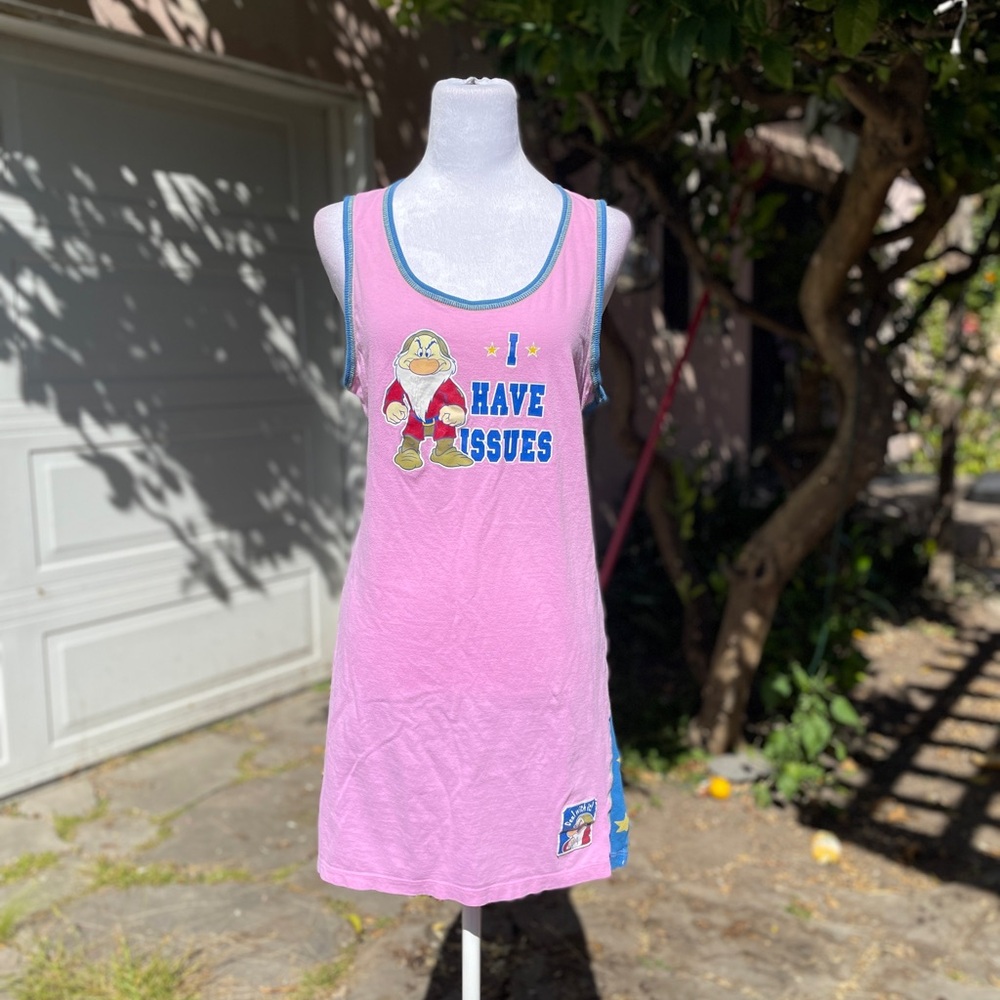 Disney Pink and Blue Grumpy Dress